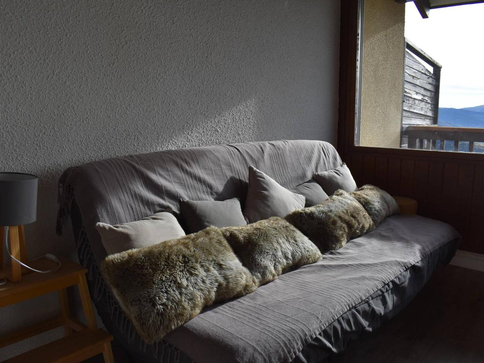 2 Pieces Cabine, Balcon Sud, Parking, Proche Centre-Ville A Font-Romeu - Fr-1-580-11 Bagian luar foto